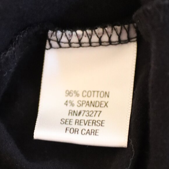 Croft and Barrow Stretch  Size XL top Black - Picture 5 of 8